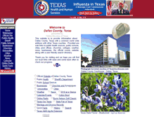 Tablet Screenshot of dallascountytexas.us